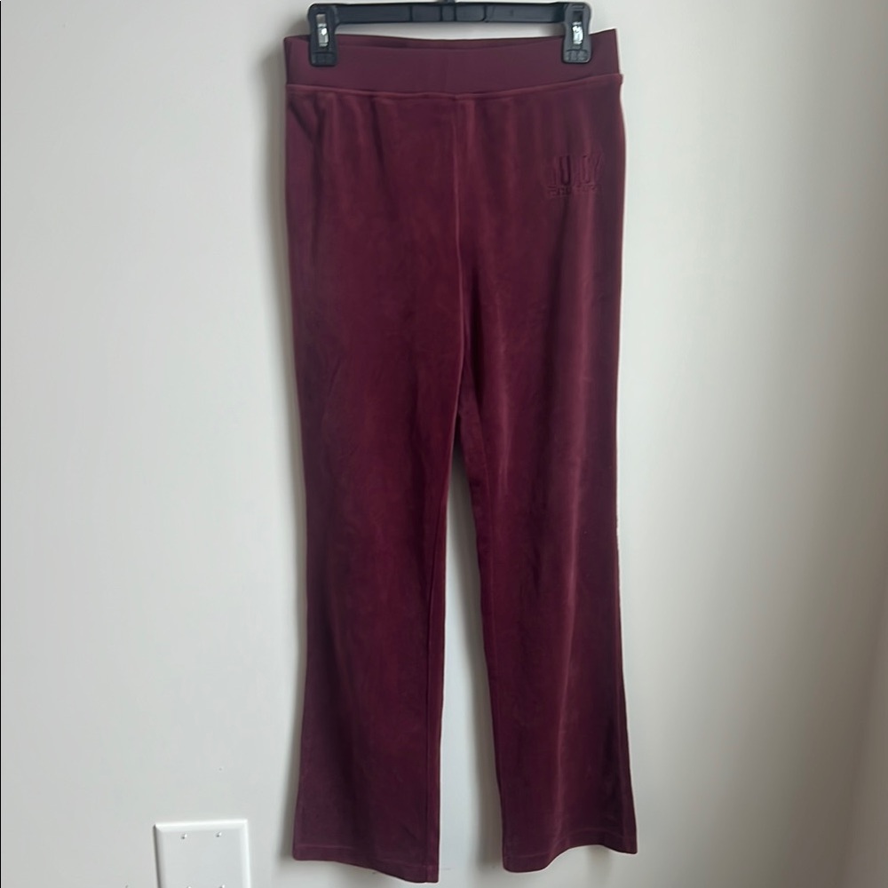 Juicy Couture Maroon Flare Pants